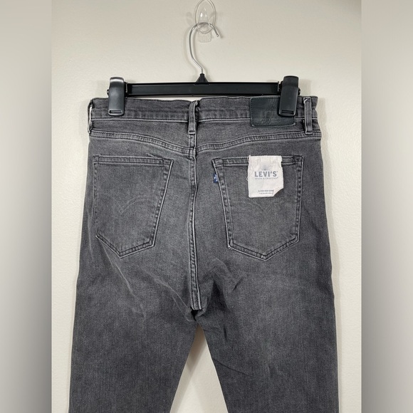 LEVI'S MEN'S 512 SLIM TAPER FIT SILVER HIGH SKINNY MID RISE JEANS W30/L32 - Picture 9 of 16